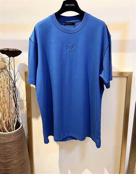 blue louis vuitton t shirt|louis vuitton paris t shirt.